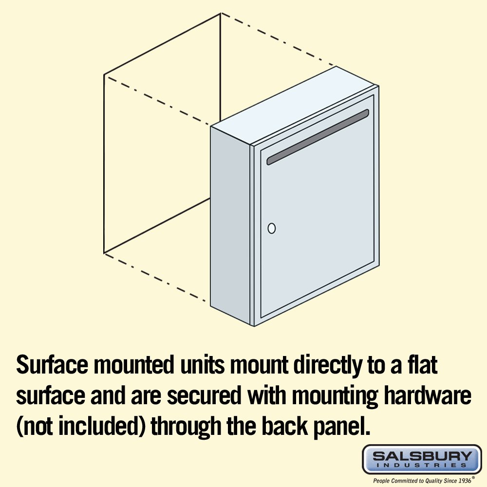 Aluminum Letter Box with Durable Surface - 2240AP Model for Home & Office Mail Security