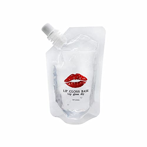 DIY Lip Gloss Base Kit - 200ml Moisturizing Lip Glaze for Lipstick & Lip Balm Making - Hydrating & Nourishing Lip Care - Perfect for Handmade Cosmetics, Lip Glow, and DIY Beauty Projects - Ideal for Home Use, Gifts, and Professional Salons
