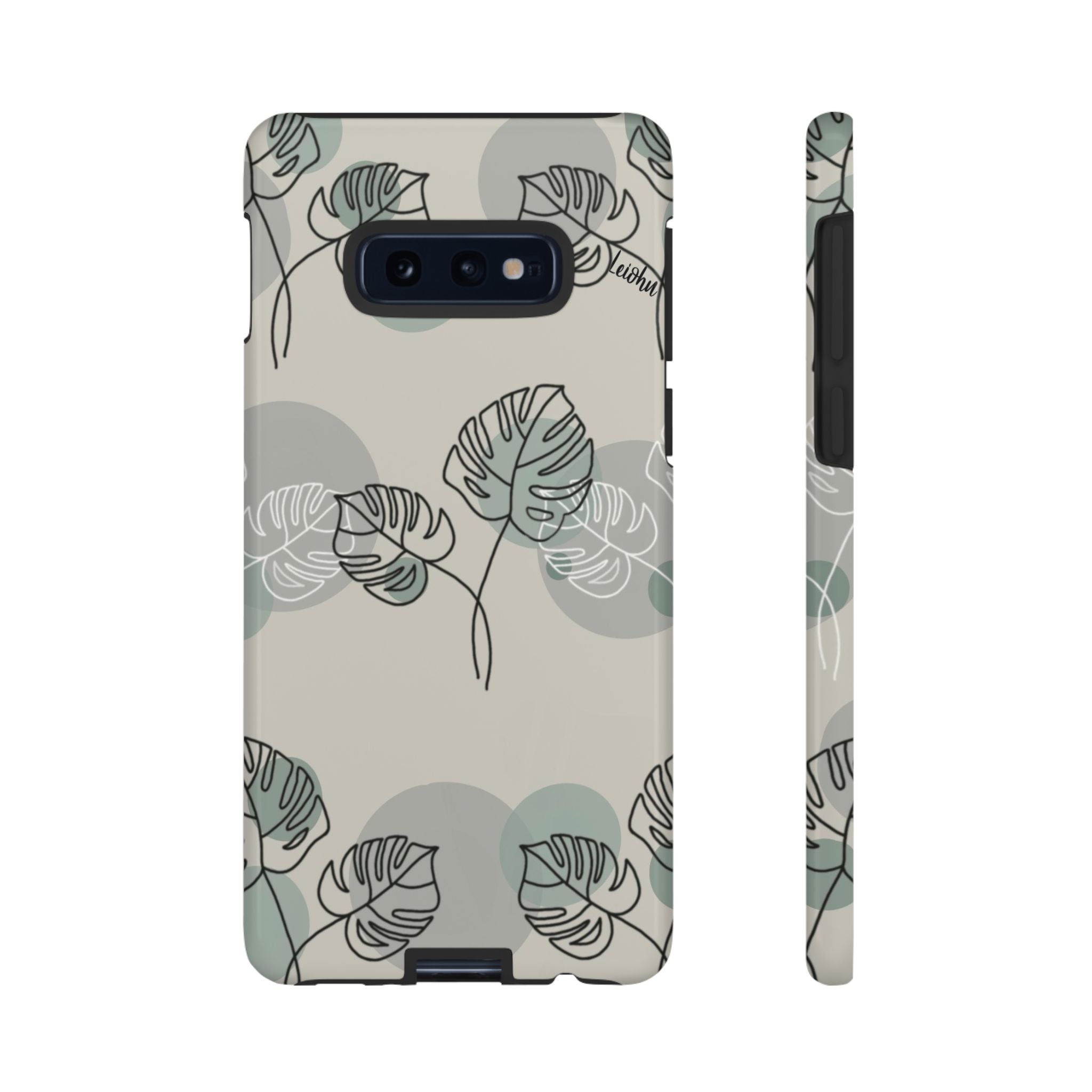 Vintage Monstera Leaf Samsung Galaxy Phone Case - Stylish Protective Cover for Samsung Galaxy S21/S20/Note 20 - Perfect for Nature Lovers & Boho Aesthetic