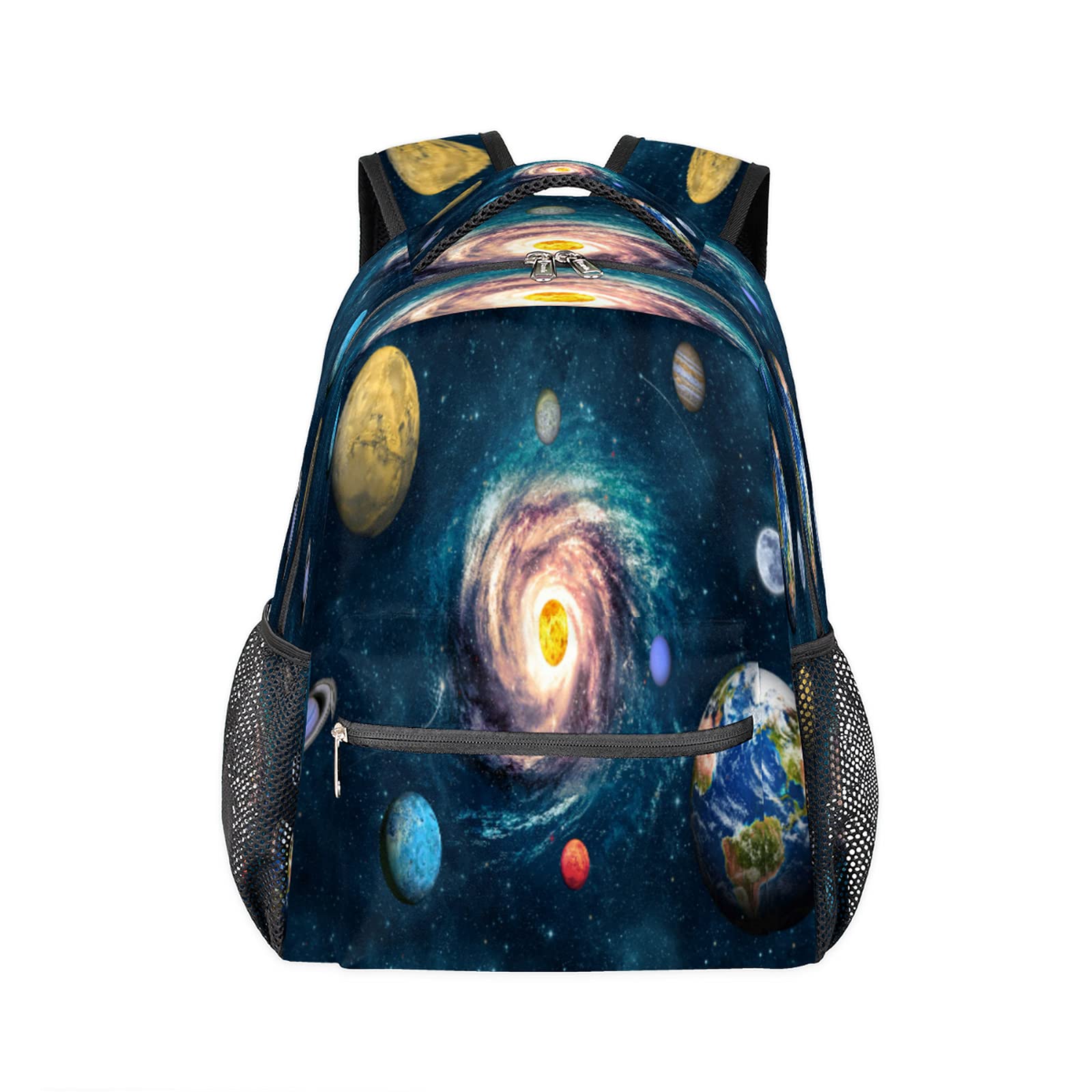 Pardick Waterproof Laptop Backpack for Women & Men - Multi-Pocket Galaxy Design School Bookbag with Adjustable Shoulder Straps - Perfect for Travel, Hiking, Work & College Daily Use