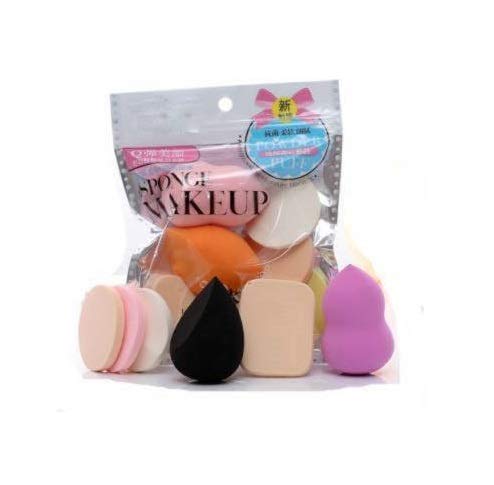 ClubComfort 6-in-1 Beauty Blender Sponge Makeup Set - Multicolor Blending Sponge for Foundation, Concealer & Powder | Perfect for Professional Makeup Artists & Beginners | Home, Travel & Salon Use