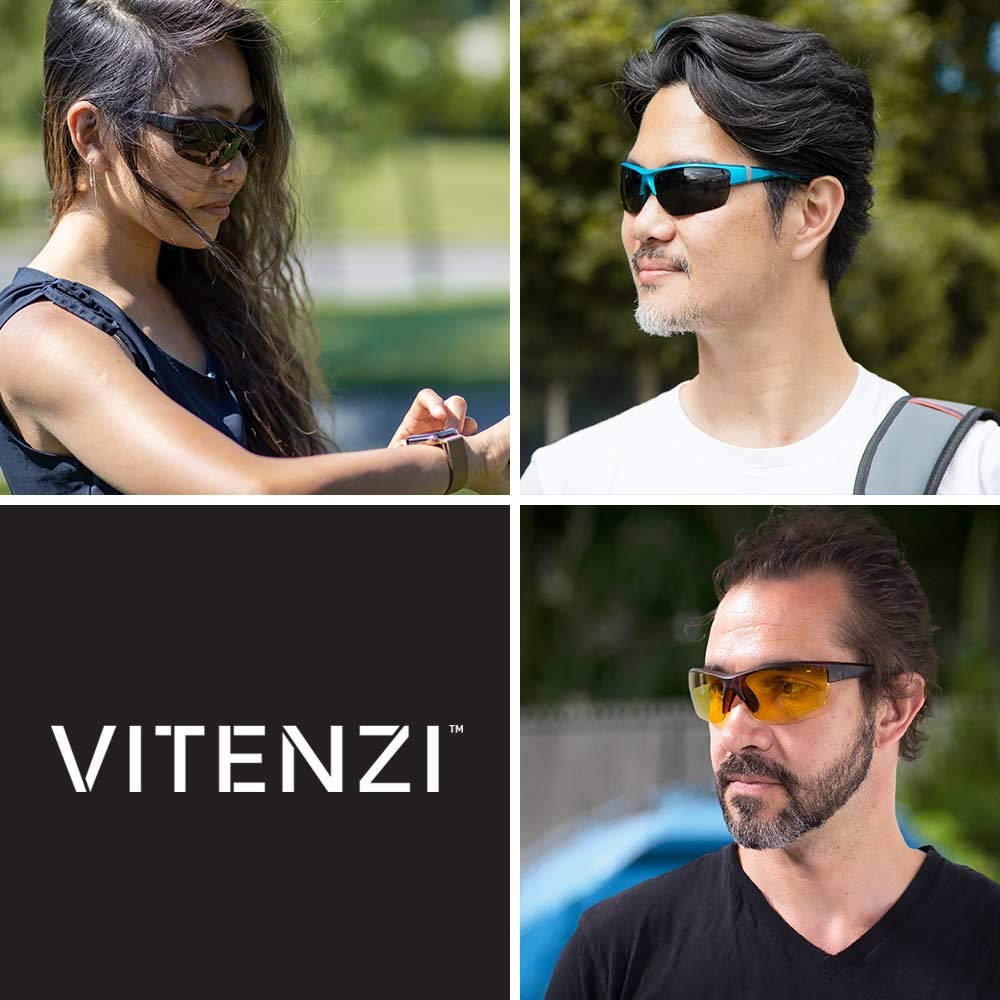 VITENZI Bifocal Sunglasses for Men & Women - Wrap Around Reading Glasses with Sun Tint & Readers - Rome Style - Perfect for Driving, Reading & Outdoor Activities