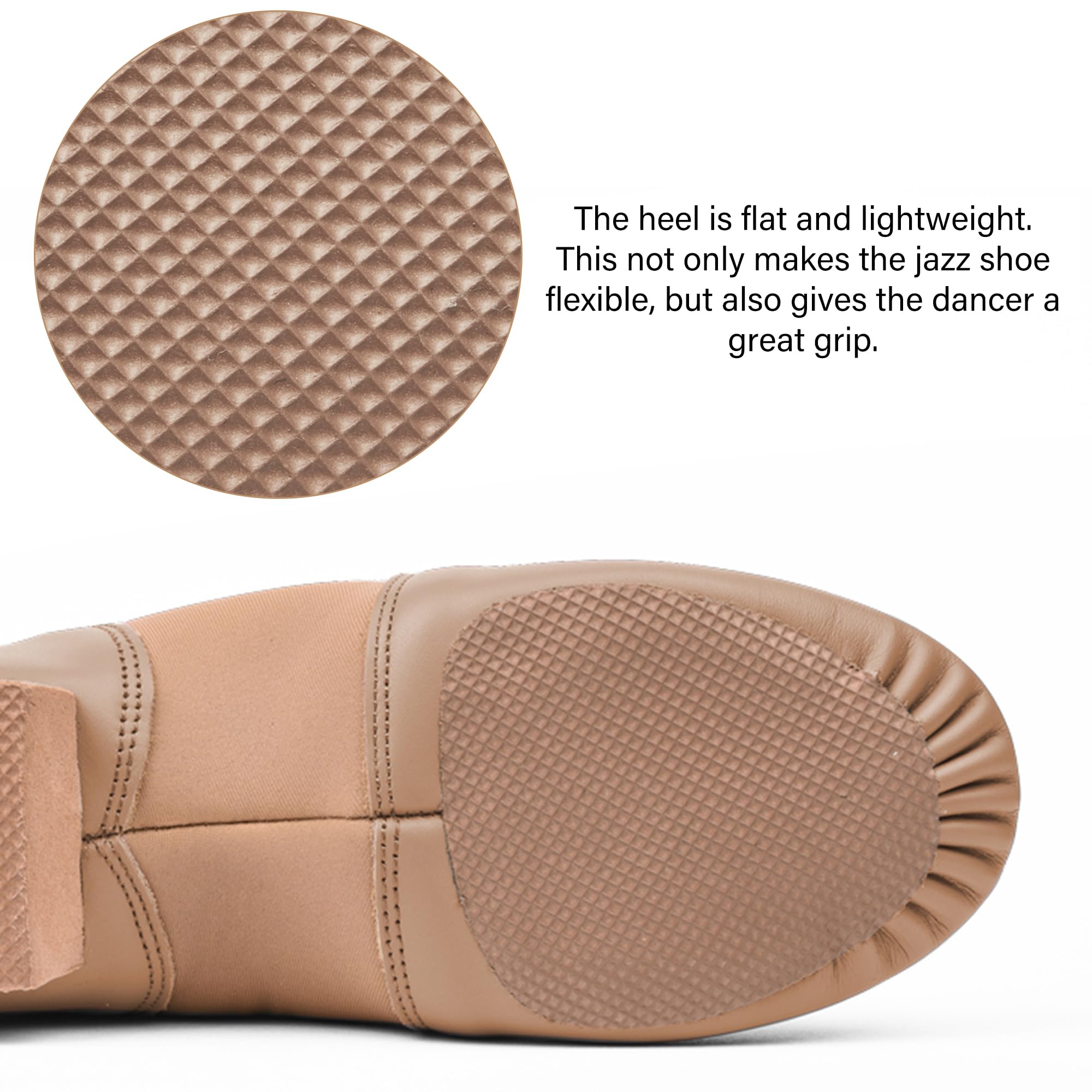 Stelle Jazz Dance Shoes for Girls & Boys - Premium Leather Unisex Slip-Ons (Toddler/Kids Sizes) - Perfect for Ballet, Jazz Class & Dance Performances