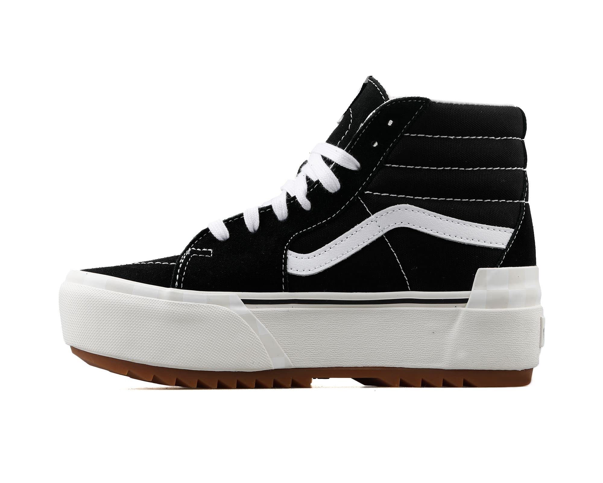 Vans Women's UA SK8-Hi Stacked Sneakers - High Top Platform Skate Shoes for Women - Fashion Casual & Streetwear Style - Perfect for Skateboarding, Daily Wear, and Outfits