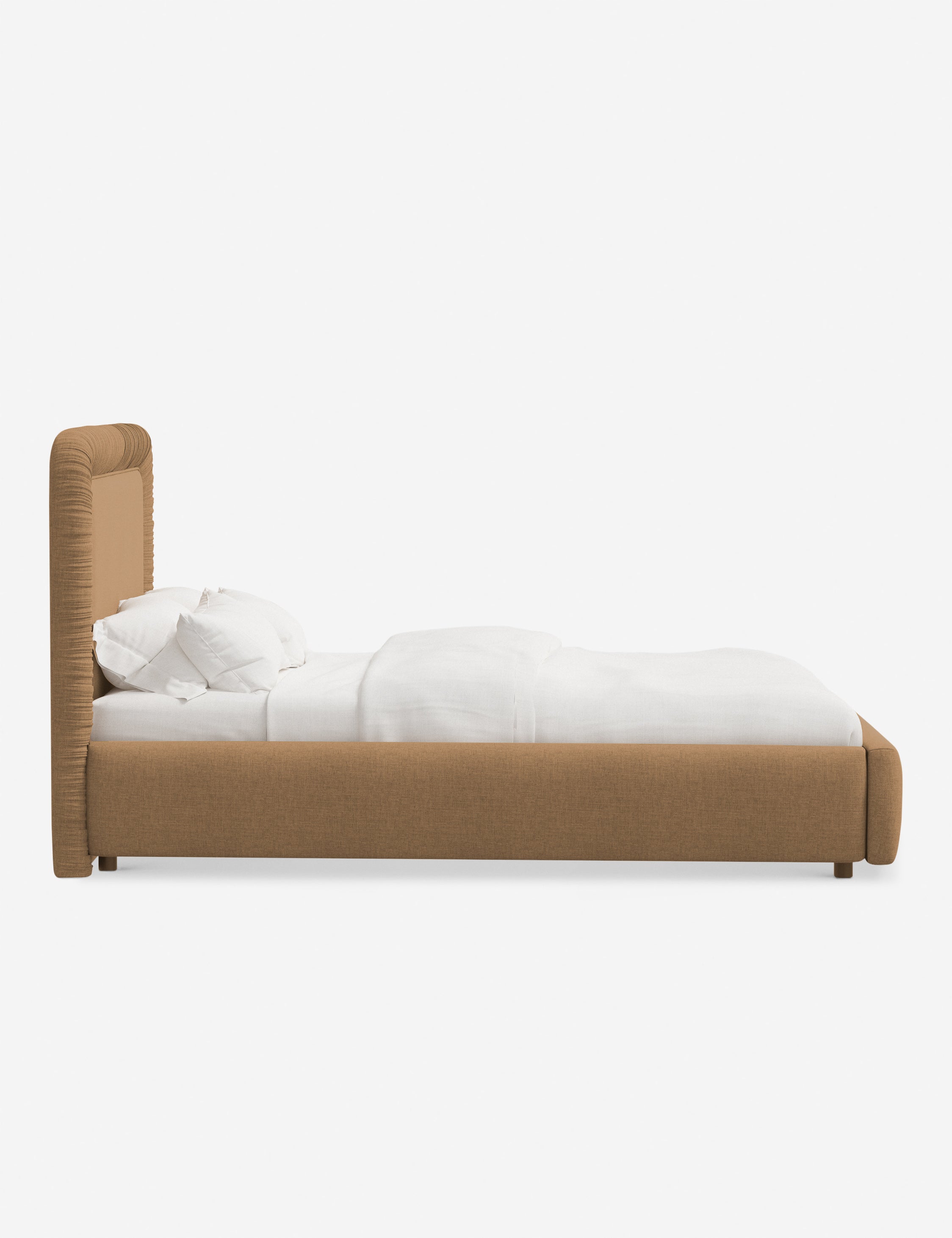 Courtet Platform Bed Frame - Modern Minimalist Wooden Bed with Storage - Perfect for Small Bedrooms, Guest Rooms & Studio Apartments