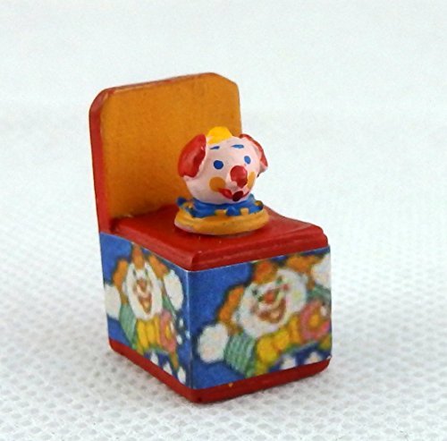 International Miniatures Dollhouse Miniature Jack in The Box Toy - Perfect for Dollhouse Decor, Miniature Collections & Gift Giving