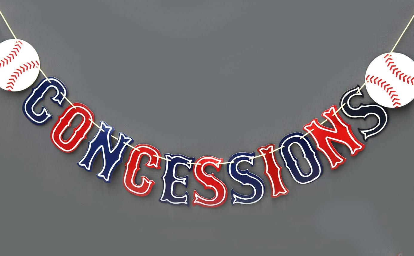 Baseball Gender Reveal Pennant Banner - Baseball Party Decorations & Supplies - Perfect for Baby Showers, Gender Reveal Parties & Baseball Themed Events