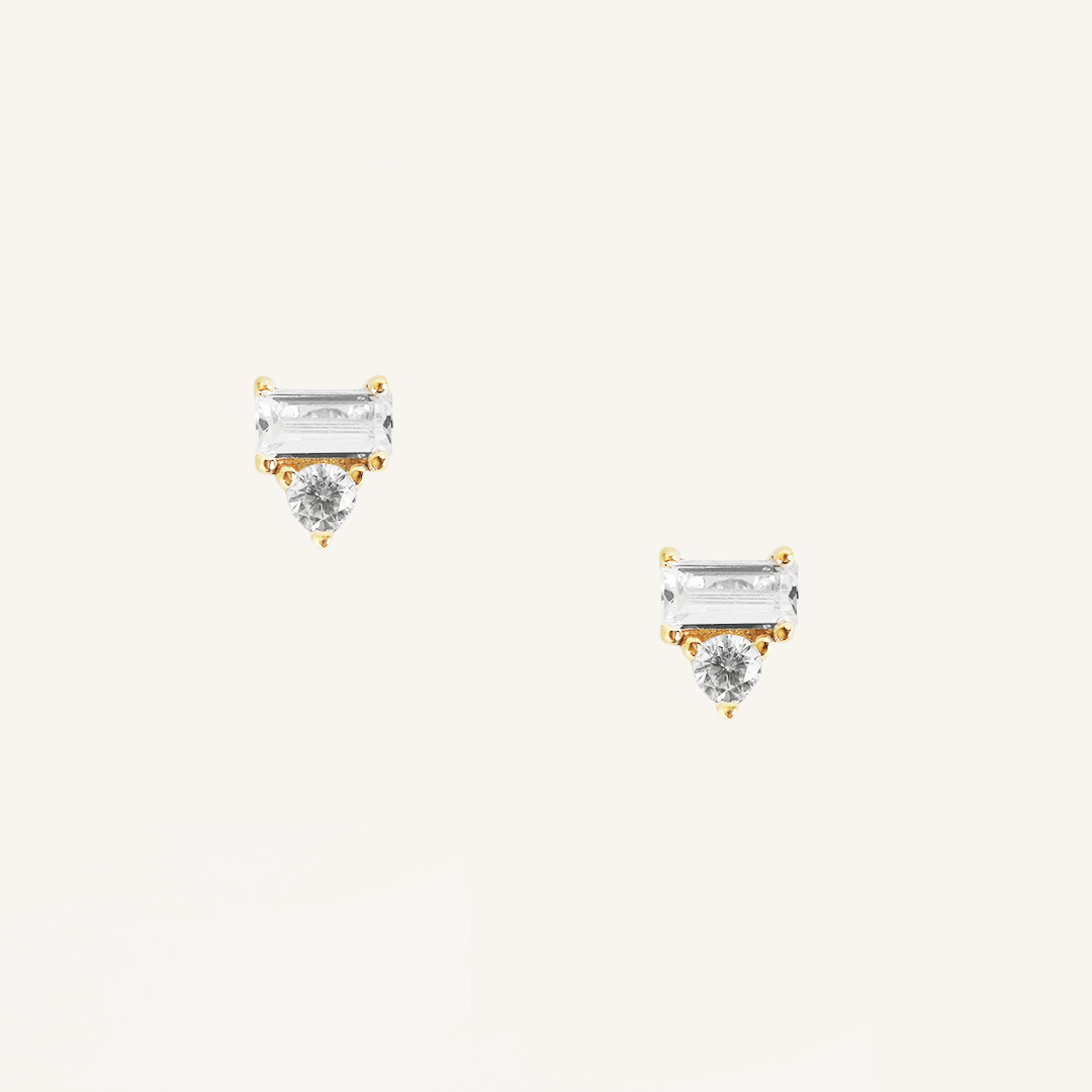 Duet Studs - Elegant and Versatile Earrings for Women | Perfect for Parties, Weddings & Everyday Wear