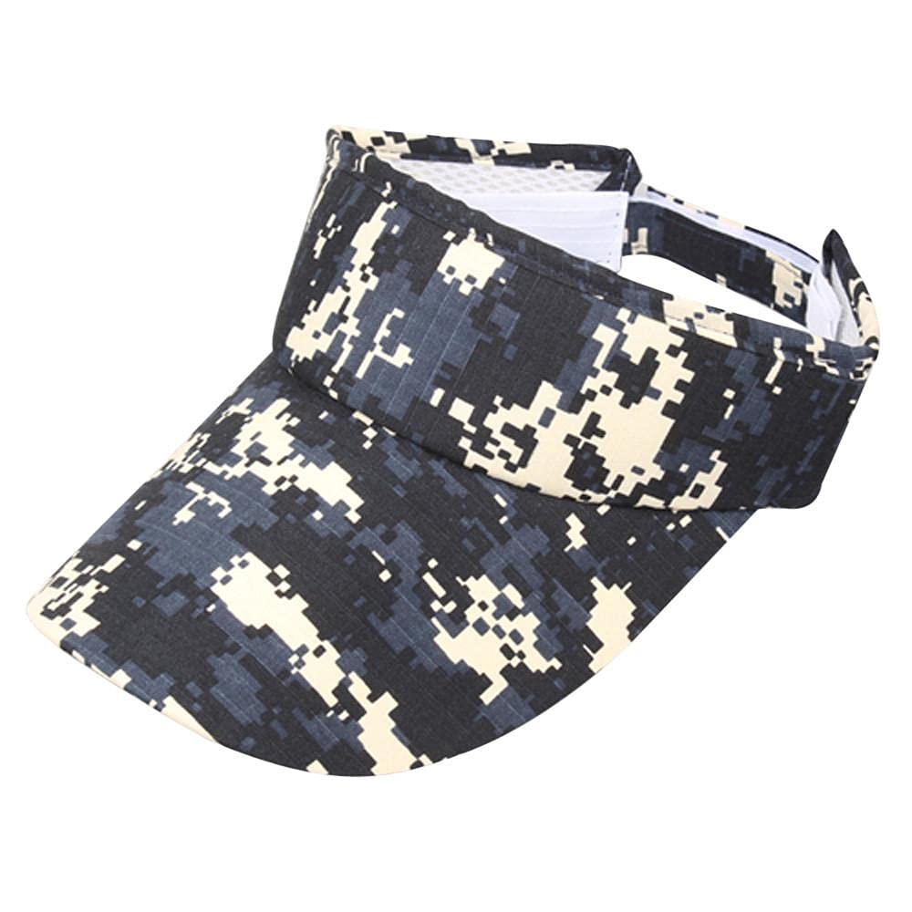 Dealstock Adjustable Sport Sun Visor Cap for Men & Women - Trendy UV Protection Headwear for Running, Golf, Beach Vacation & Outdoor Activities