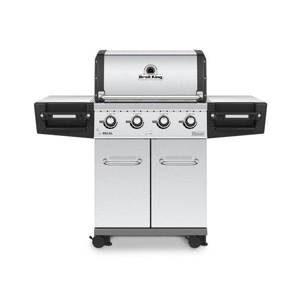 Broil King Regal S420 PRO Built-In Natural Gas Grill with Cabinet - Perfect for Outdoor Cooking, Backyard BBQs, and Patio Entertaining