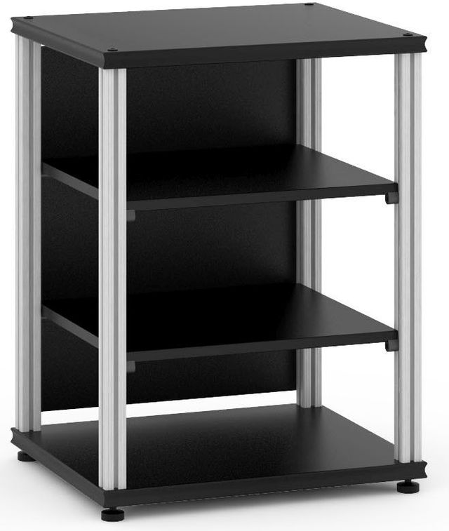 Salamander Designs Synergy Single 30 Audio Cabinet - Premium TV Stand with Built-in Speaker System for Home Theater & Entertainment Setup