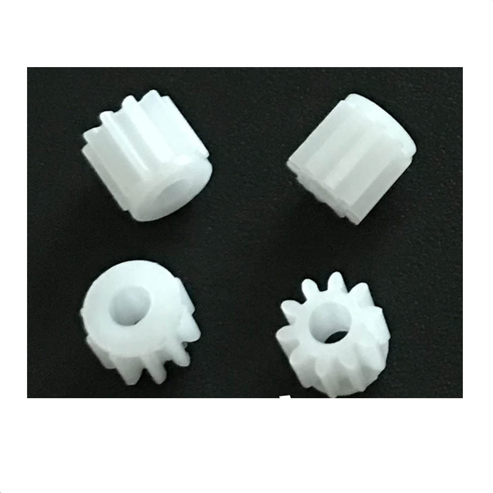 10-Pack Durable 102.5A Plastic Gear Wheels - 0.5M Modulus, 10 Teeth, 2.5mm Hole Diameter for DIY Robotics, RC Cars & 3D Printer Repairs - High Torque Motor Accessories