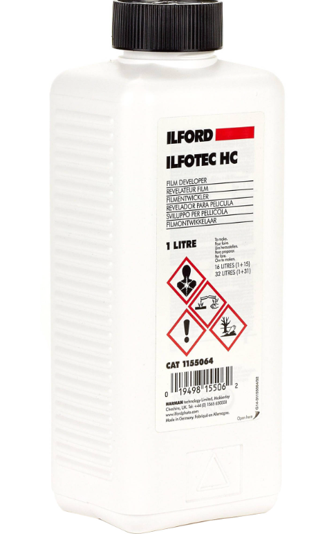 Ilford Ilfotec HC Black & White Film Developer Concentrate - 1 Liter Bottle for Professional Darkroom Photography | Perfect for Developing HP5 Plus, FP4 Plus & Other B&W Films