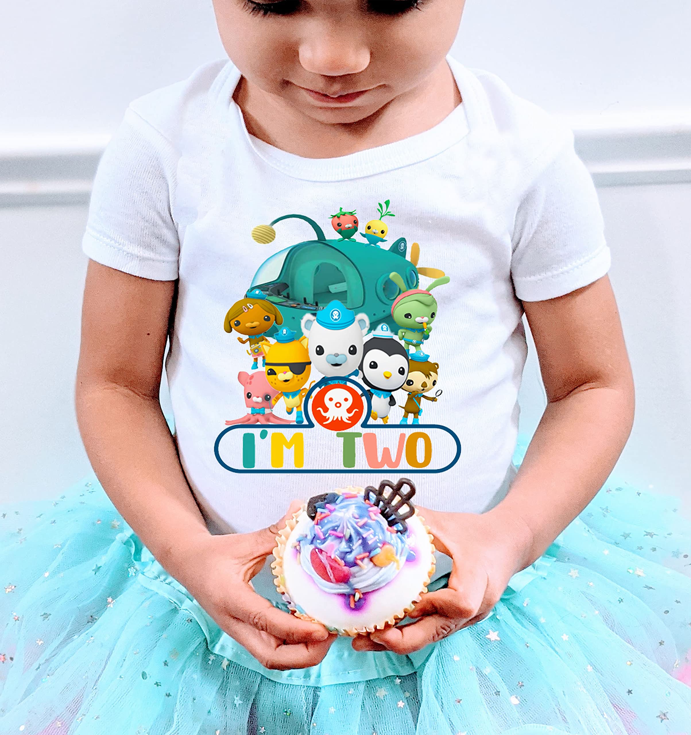 Octopus 2nd Birthday Shirt for Toddlers - Cute Octo Themed Outfit for 2 Year Olds - Perfect for Birthday Parties & Celebrations (4T)
