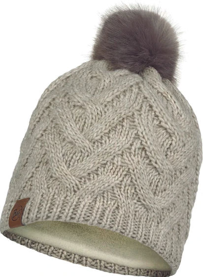BUFF Knit Hat Caryn Cru - Warm & Stylish Winter Beanie for Men & Women - Perfect for Skiing, Hiking & Outdoor Activities