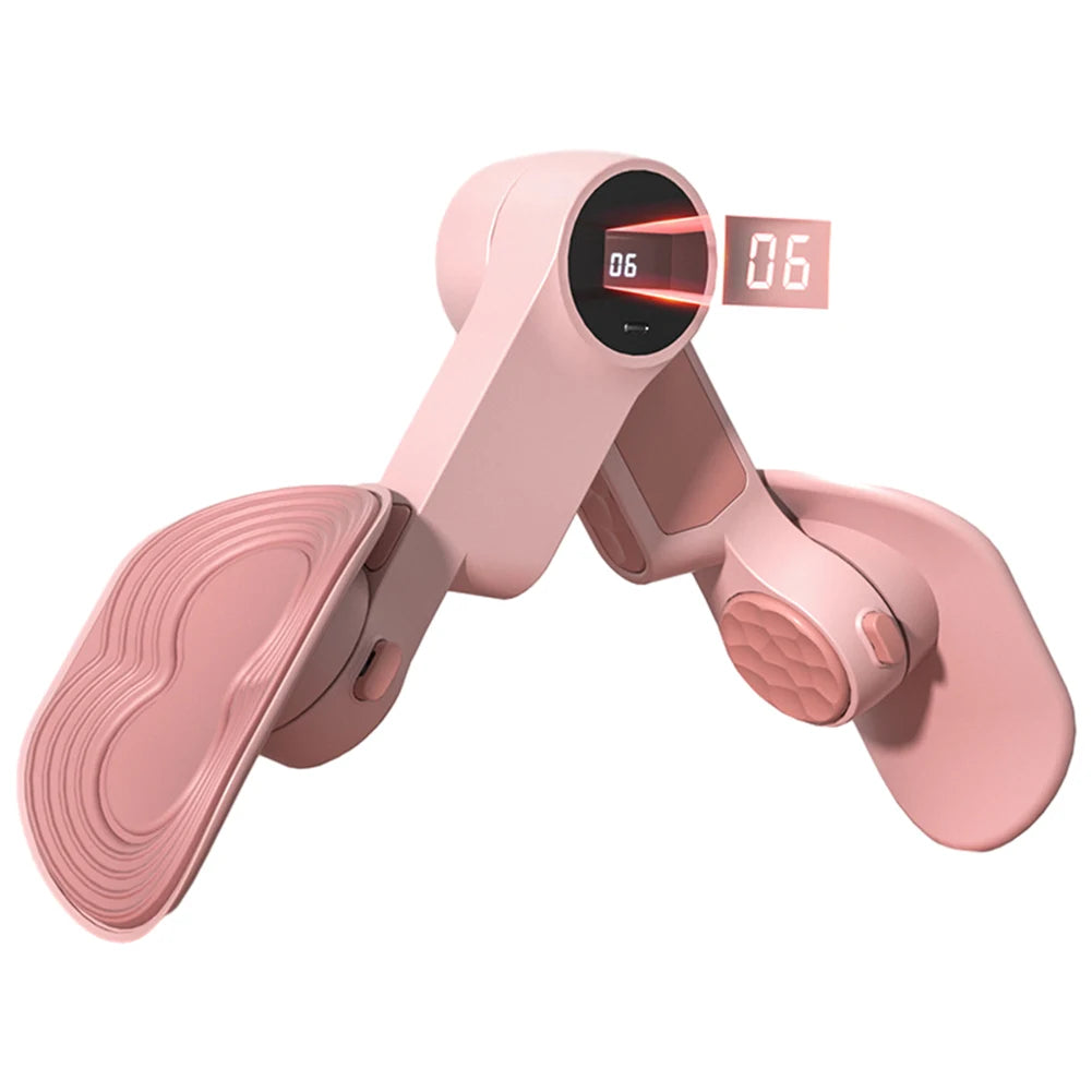 Pelvic Floor Muscle Trainer - Non-Slip Inner Thigh Exercise Equipment with Counter | 360° Adjustable for Hips & Glutes Workout | Perfect for Home Gym, Postpartum Recovery & Women's Fitness