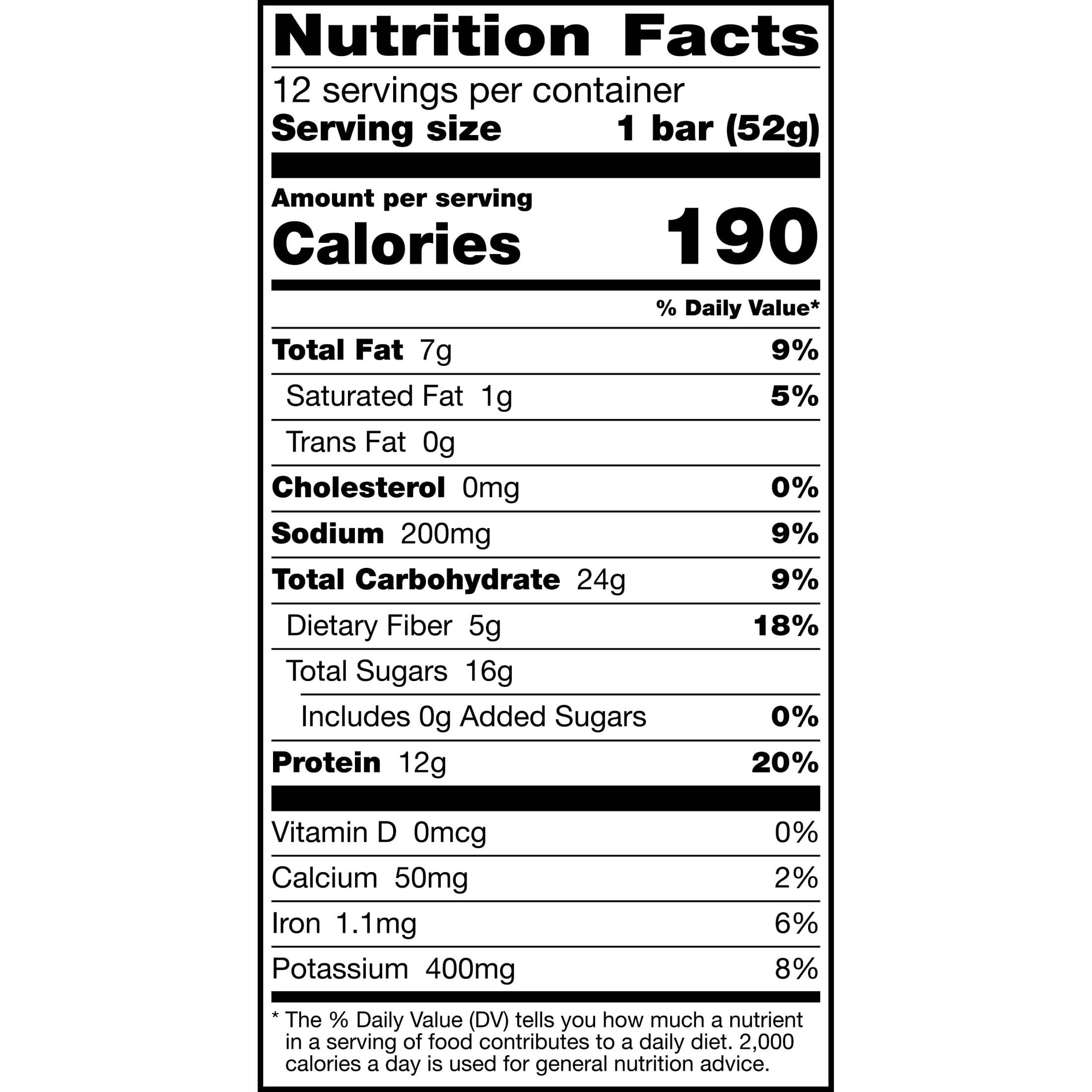 RXBAR Protein Bars - Vanilla Almond Flavor, 12 Pack (22oz) | High Protein Snack Bars for Workout Recovery, Healthy On-the-Go Breakfast & Travel Snacks | Gluten Free, No Added Sugar, Whole Food Ingredients