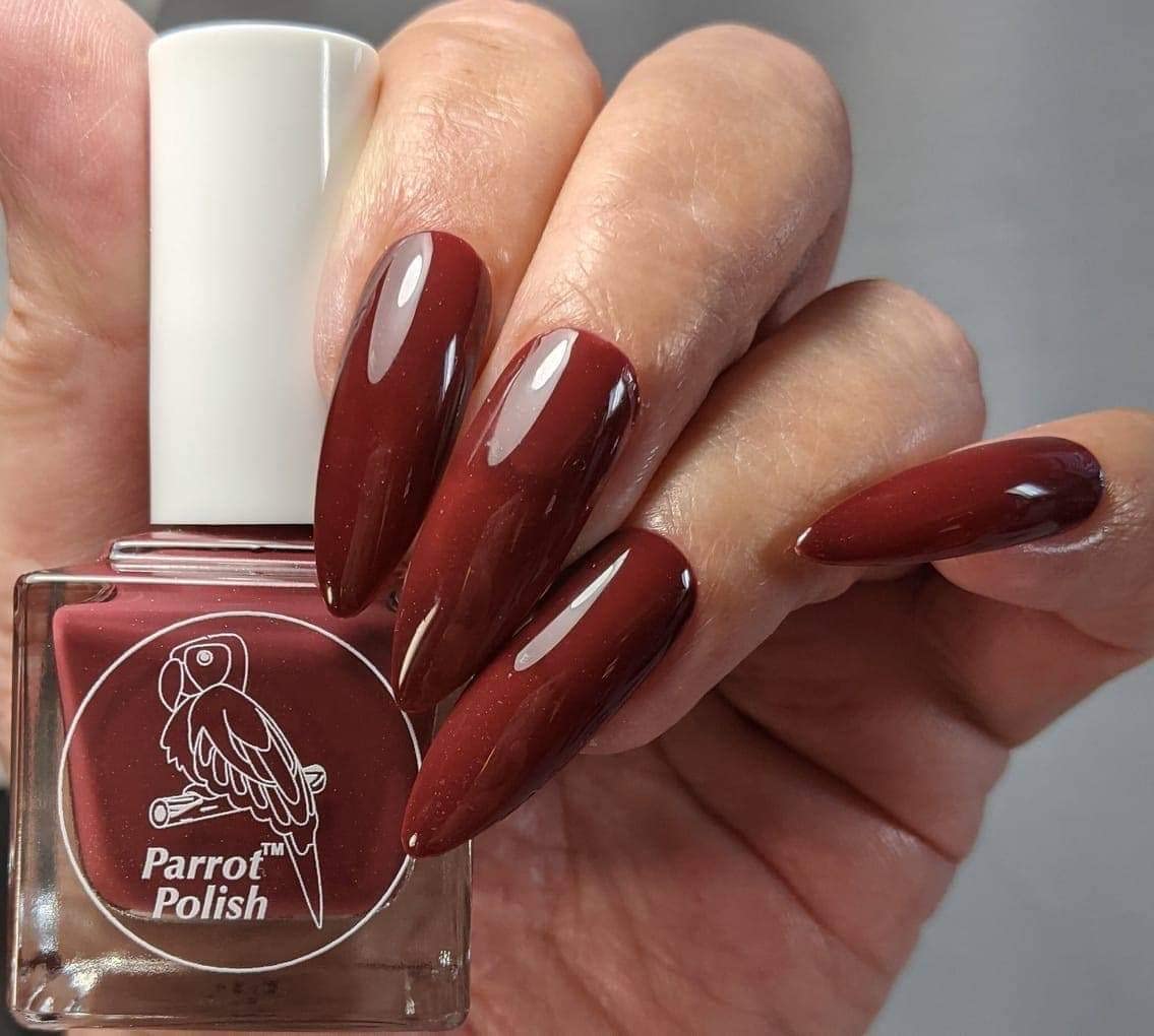 Red Dragon Thermal Nail Polish - Color Changing Nail Lacquer from Red to Grey | Perfect for Fall, Winter & Special Occasion Nail Art
