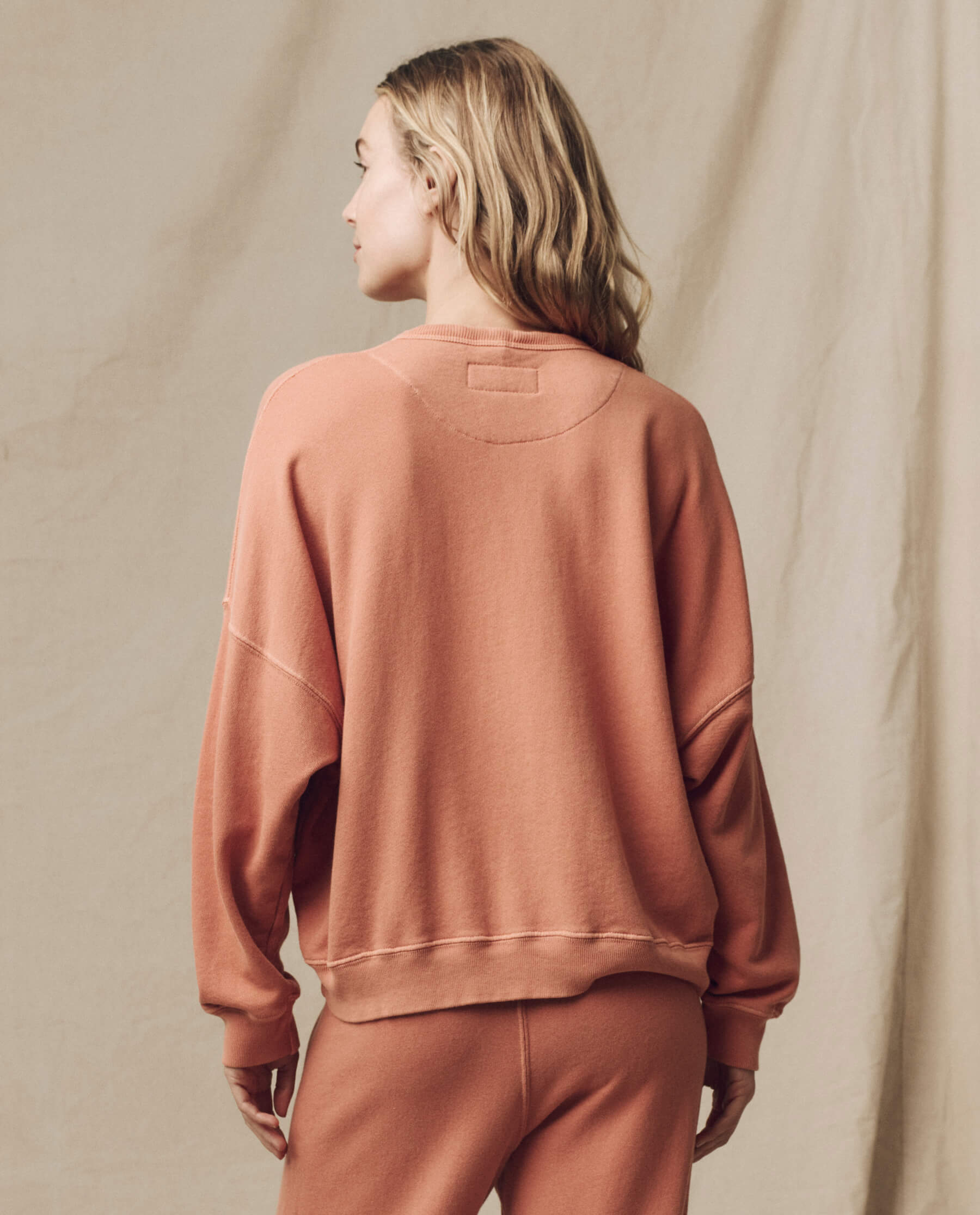 The Teammate Sweatshirt - Solid Sun Dried Orange | Comfortable Cotton Pullover for Casual Wear, Team Sports & Outdoor Activities
