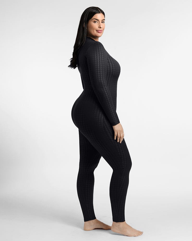 AirSlim® Classic Swallow Gird Shaping Jumpsuit for Women - Slimming Bodysuit with Waist Trainer & Butt Lifter - Perfect for Workout, Shapewear Under Dresses & Everyday Wear