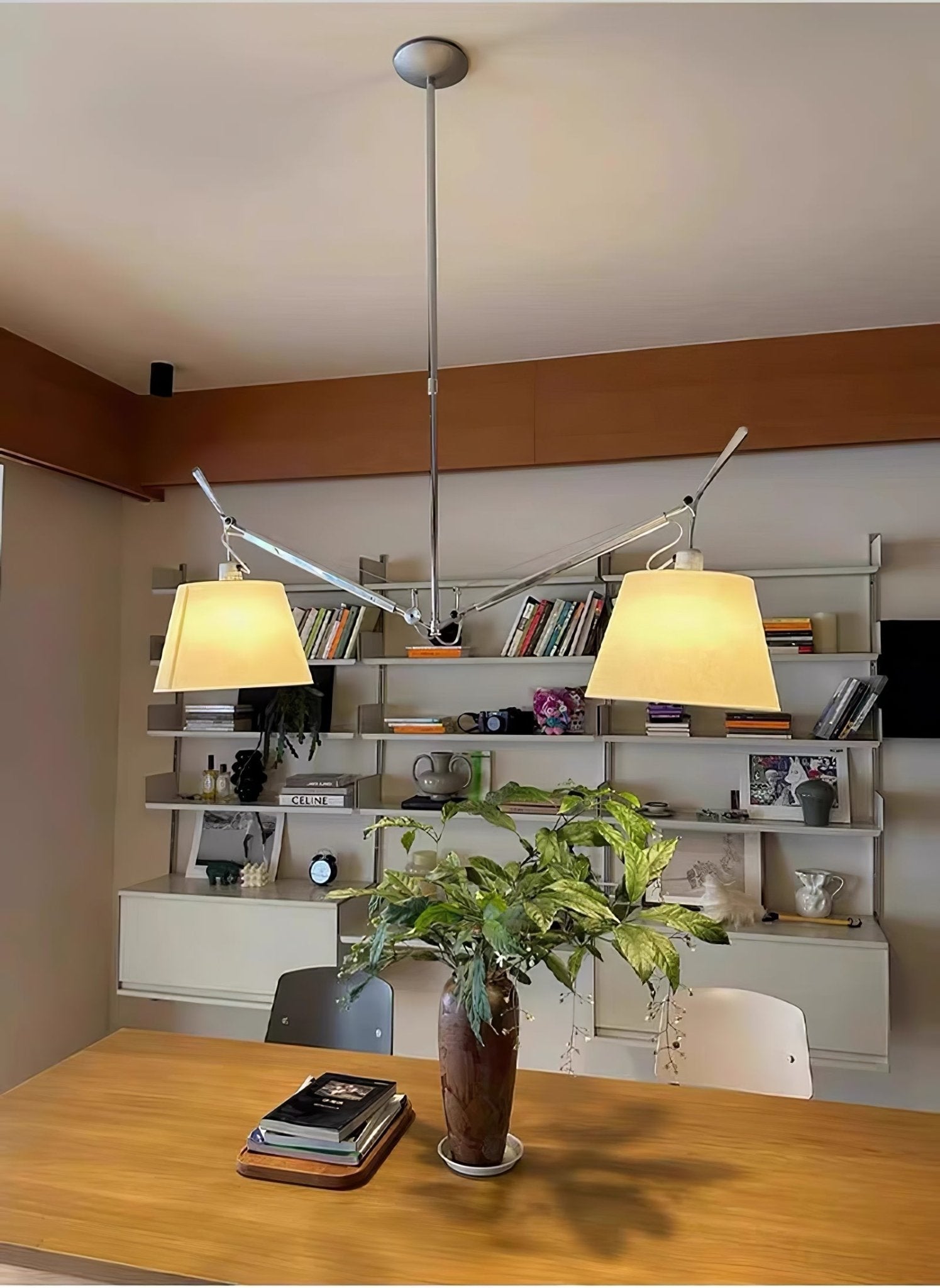 Arcadia Shade Pendant Lamp - Modern Hanging Light Fixture for Dining Room, Kitchen Island & Living Room Decor | Dimmable LED Ceiling Light with Adjustable Height