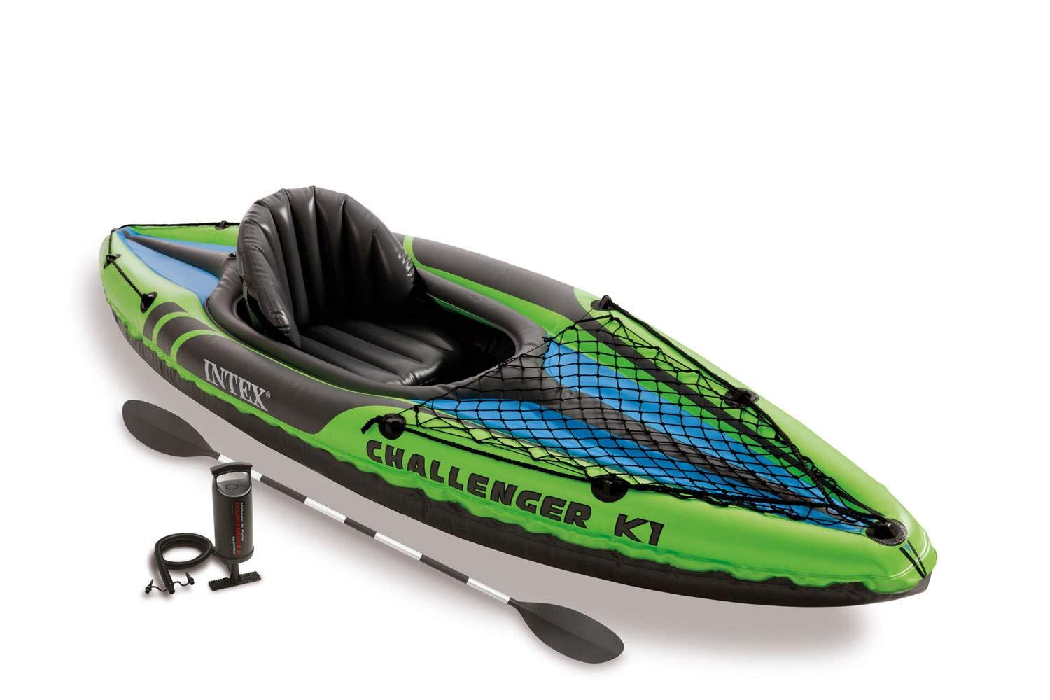 Intex Challenger K1 1-Person Inflatable Kayak with 86