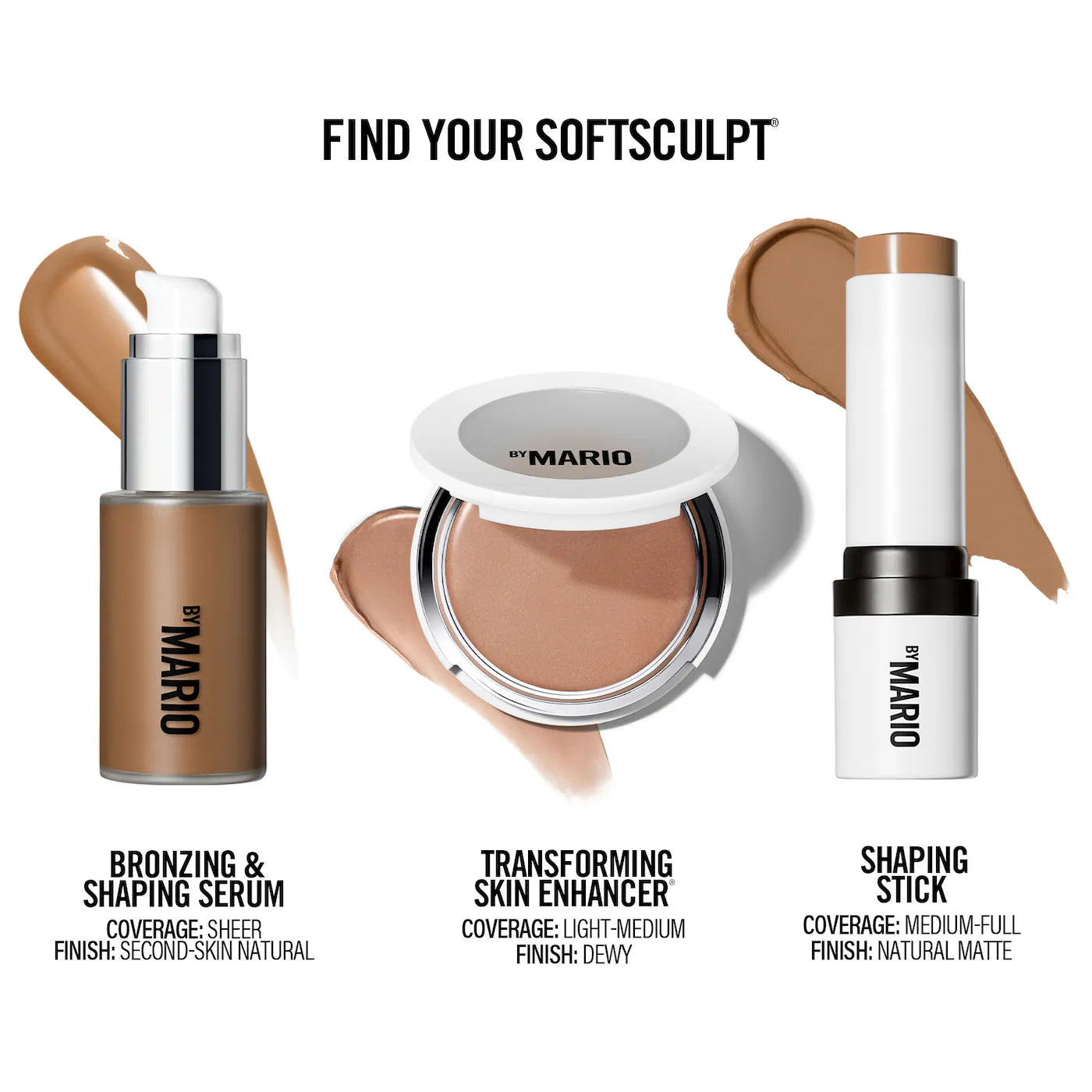 MAKEUP BY MARIO SoftSculpt® Shaping Stick - Contour & Highlight Bar for Face Sculpting - Ideal for Everyday Makeup & Professional Looks