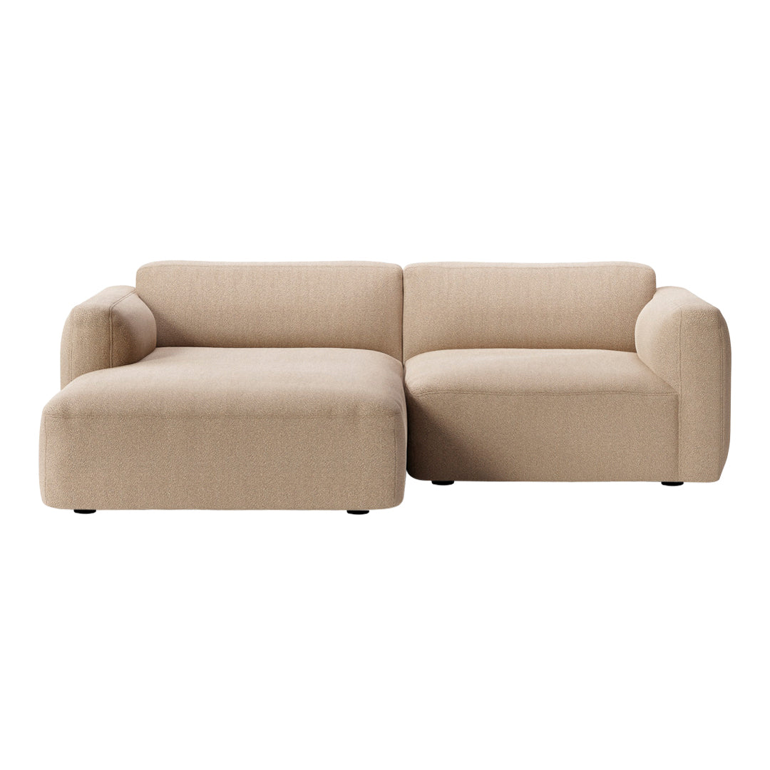 Develius Mellow Models B & C Sofa with Chaise Lounge - Modern Sectional Couch for Living Room, Family Room & Apartment Decor