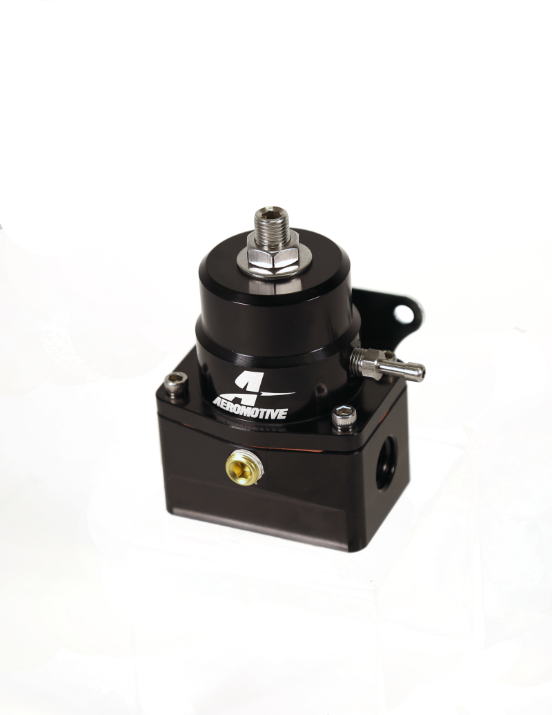 Aeromotive A1000 Adjustable EFI Fuel Pressure Regulator - 6 Inlet, 6 Return Ports, Black | High Performance Fuel System Upgrade for Racing & Street Cars