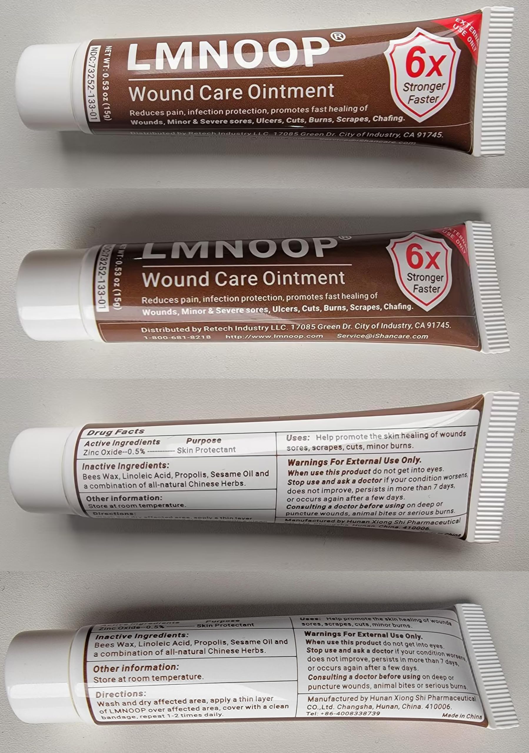 LMNOOP® Advanced Wound Care Cream - Healing Ointment for Cuts, Burns, Scrapes, Bites & Surgical Wounds | Antibacterial Skin Repair Treatment for Pressure Sores & Ulcers | First Aid Essential for Home, Hospital & Travel Use