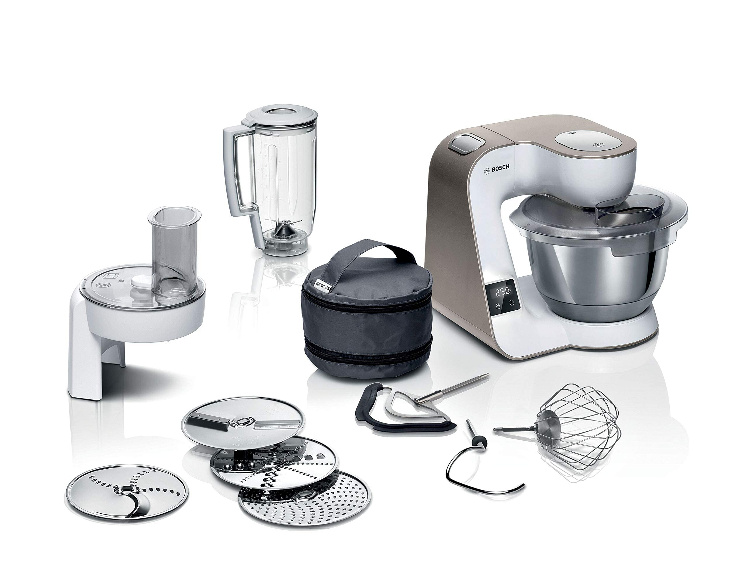 Bosch MUM5XW20 3.9L Stand Mixer with Built-in Timer, 1000W Powerful Planetary Mixer - Perfect for Baking Cakes, Cookies, and Bread at Home