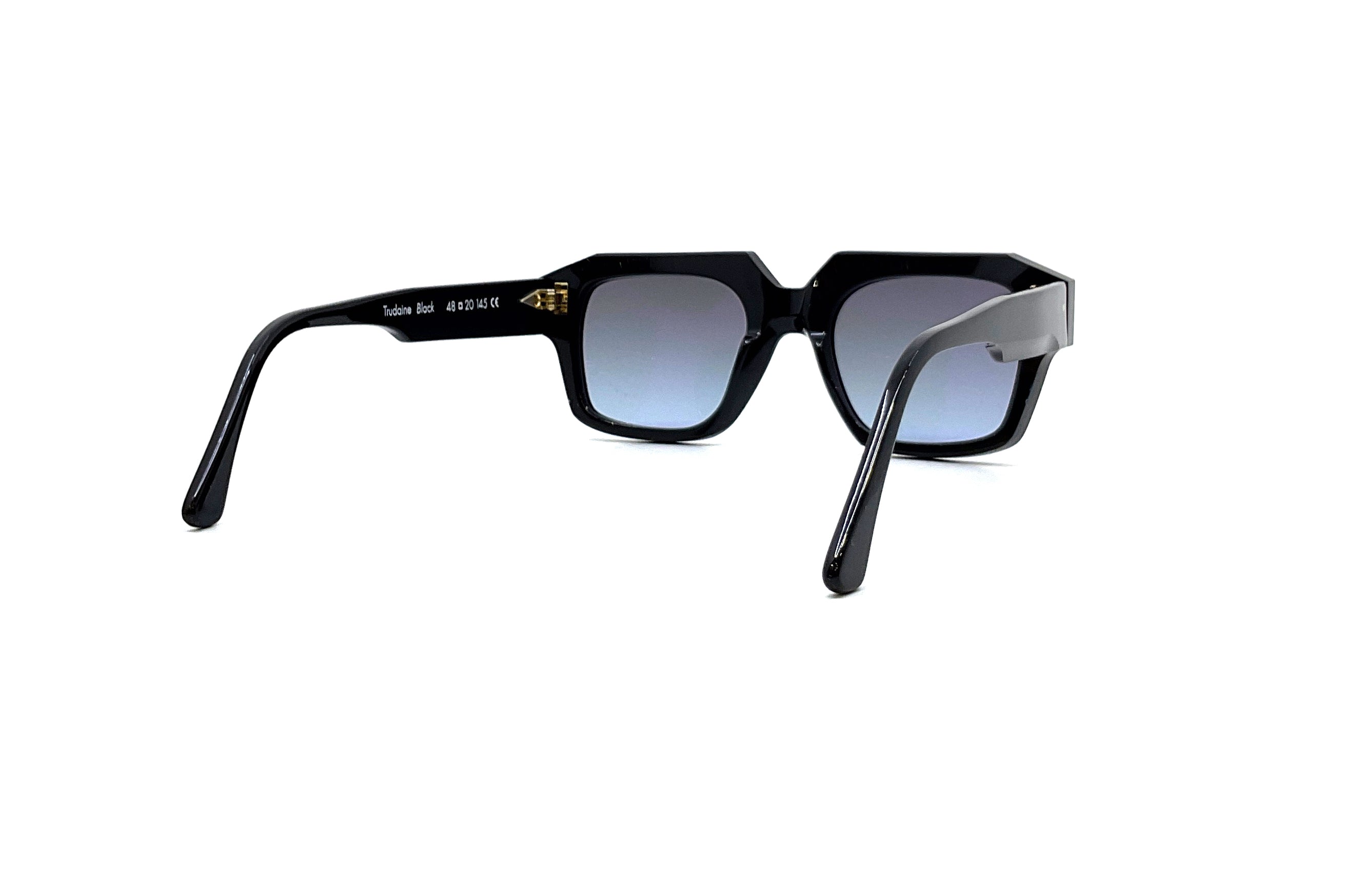 Ahlem Trudaine Sunglasses - Black Aviator Style for Men & Women | UV Protection, Polarized Lenses | Perfect for Driving, Travel & Outdoor Activities