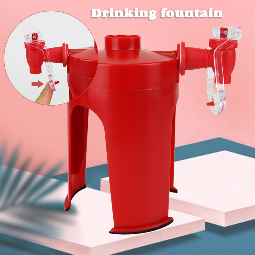 ALMAK Manual Pressure Soda Dispenser with Spigot - Creative Beverage Gadget for Carbonated Drinks, Water, and Juice - Perfect for Parties, BBQs, and Home Bars