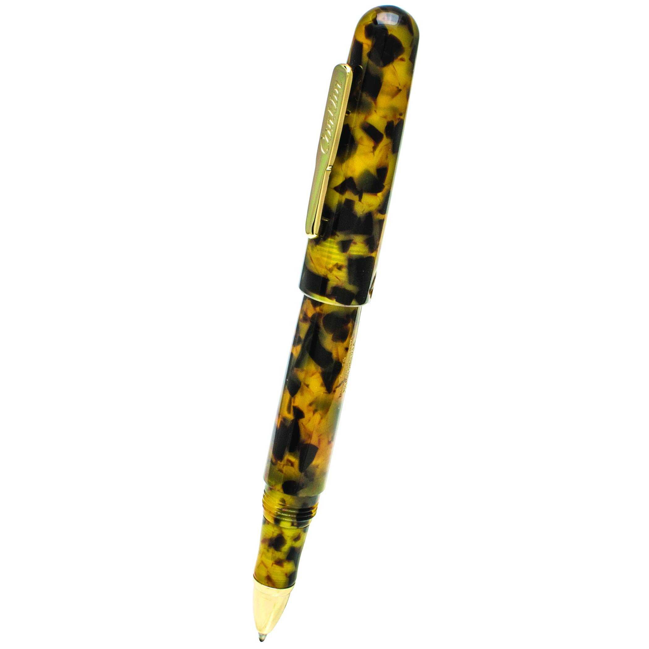 Conklin All American Fountain Pen - Tortoiseshell Finish, Omniflex Nib, Vintage Design, Handcrafted Writing Instrument - Perfect Gift for Pen Enthusiasts & Collectors - Ideal for Calligraphy, Journaling, and Professional Signatures