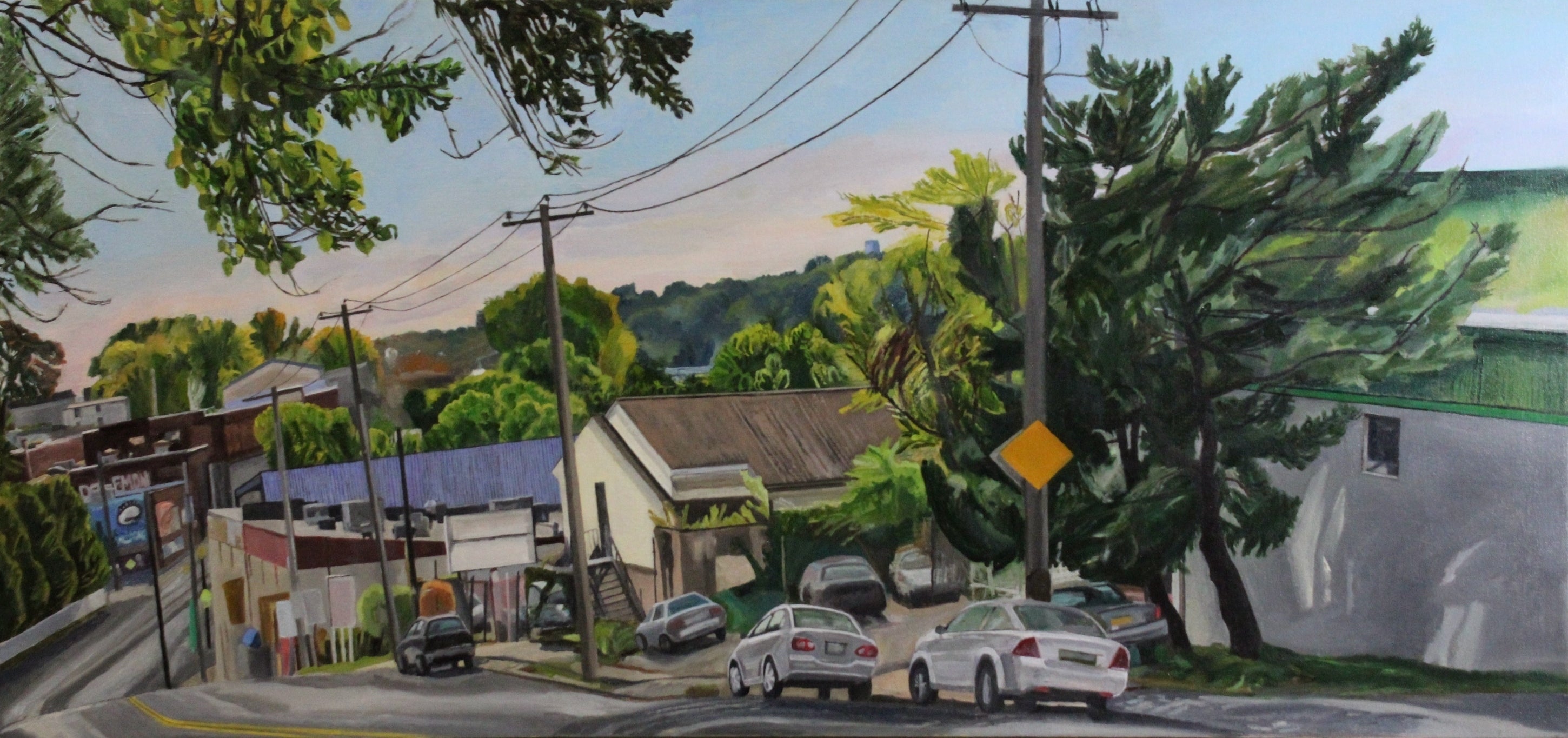 Elizabeth Heller: Down Umbria Street, Morning - A Beautiful Art Print for Home & Office Decor | Perfect for Living Rooms, Bedrooms & Gifts