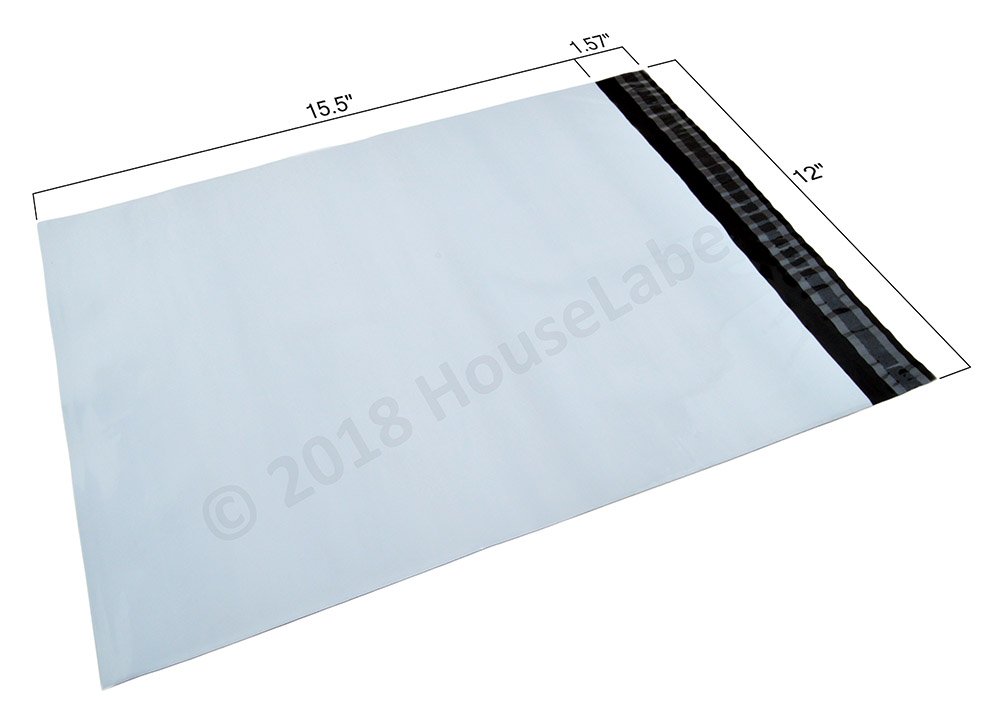 2000 Pack 12x15.5 Inch Self-Sealing Poly Mailers - 2.35 Mil Thick Plastic Shipping Envelopes for Ecommerce, Mailing & Packaging Supplies - Perfect for Clothing, Books, Jewelry & Small Business Shipments