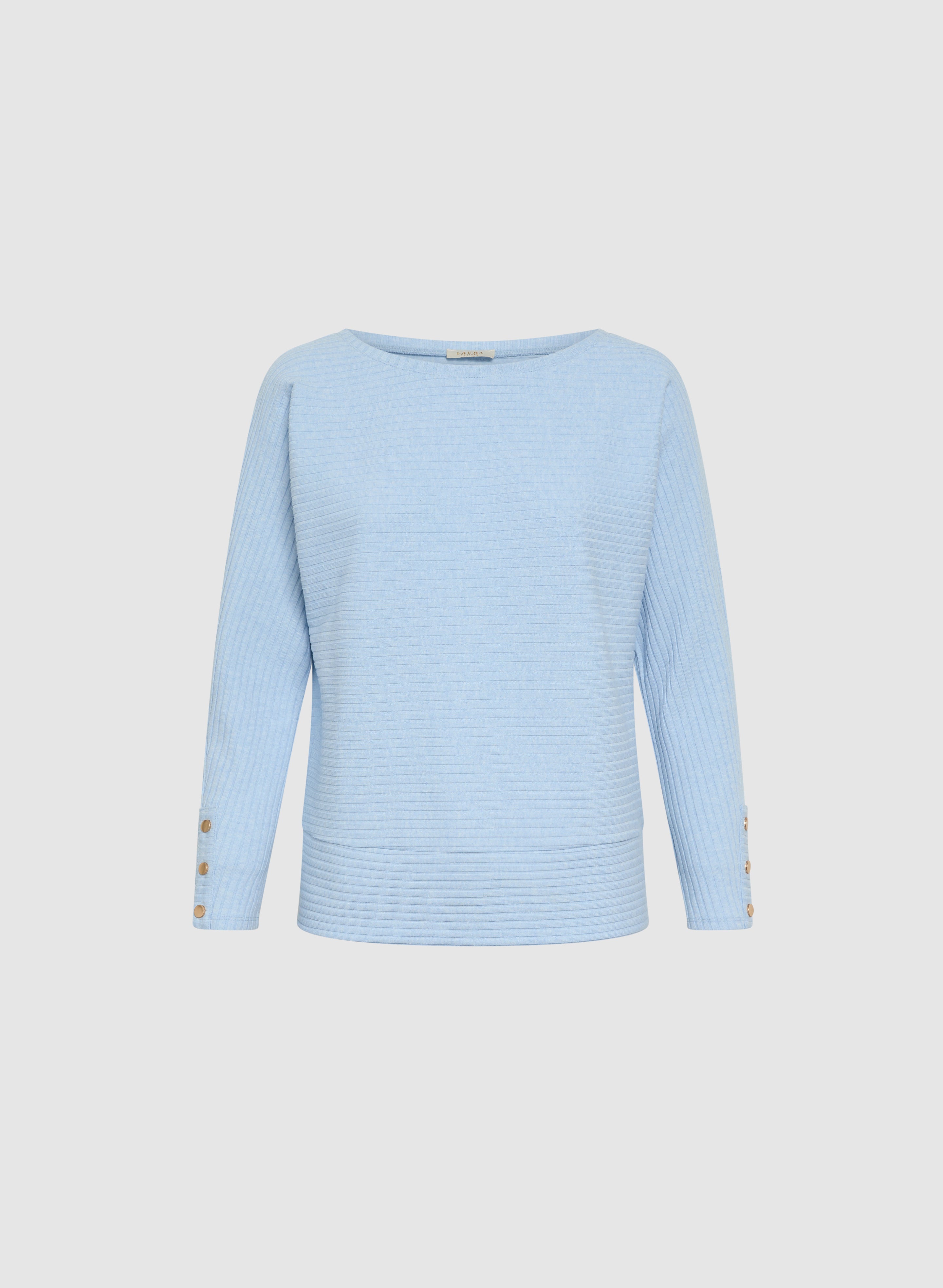 Women's Stylish Boat Neck Knit Top - Soft Stretchy Casual Long Sleeve Shirt for Fall & Winter | Perfect for Office, Date Night & Weekend Outfits