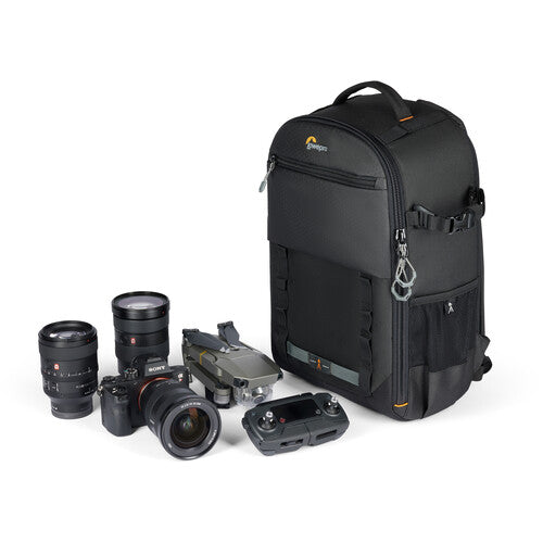 Lowepro Adventura BP 300 III Camera Backpack - Waterproof DSLR Bag for Photographers with Laptop Compartment (Black) - Perfect for Travel, Hiking & Outdoor Photography