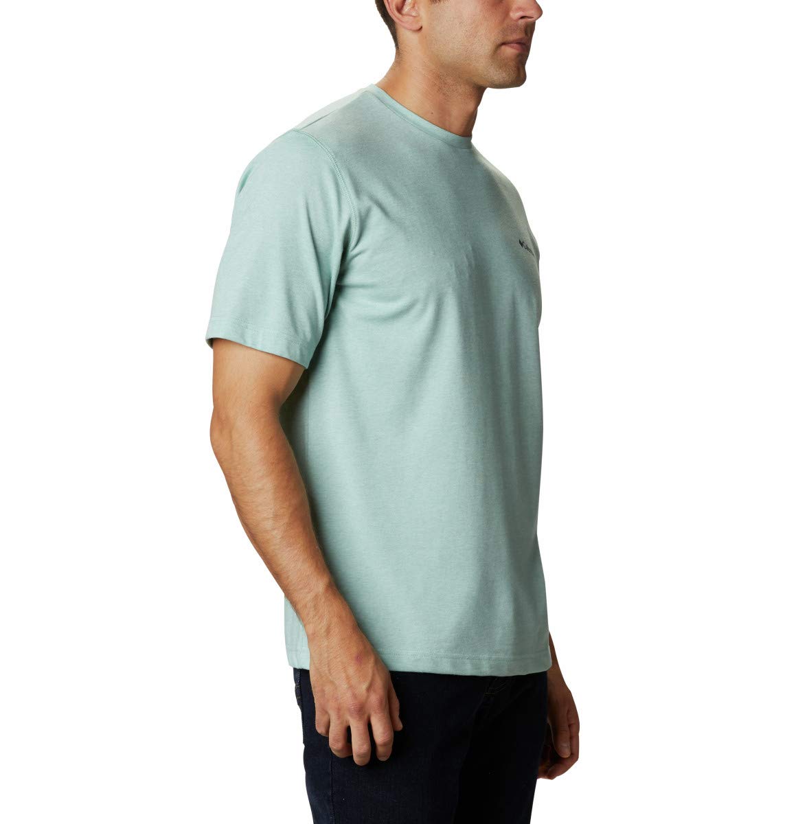 Columbia Men's Thistletown Park Crew Sun Protection Shirt - UPF 50+ UV Protection, Moisture-Wicking & Breathable Quick-Dry Hiking Shirt for Outdoor Activities, Camping, and Travel