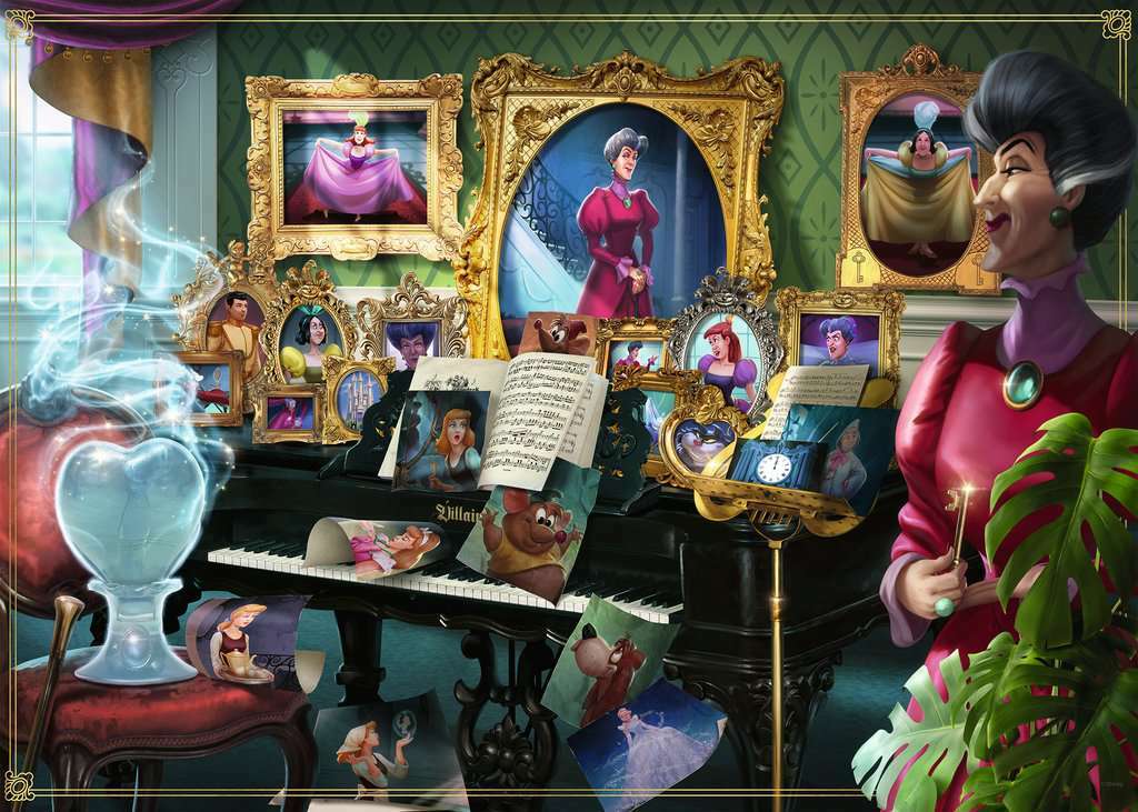Disney Villainous Lady Tremaine Strategy Board Game - Evil Stepmother Expansion for Family Game Night & Disney Fans