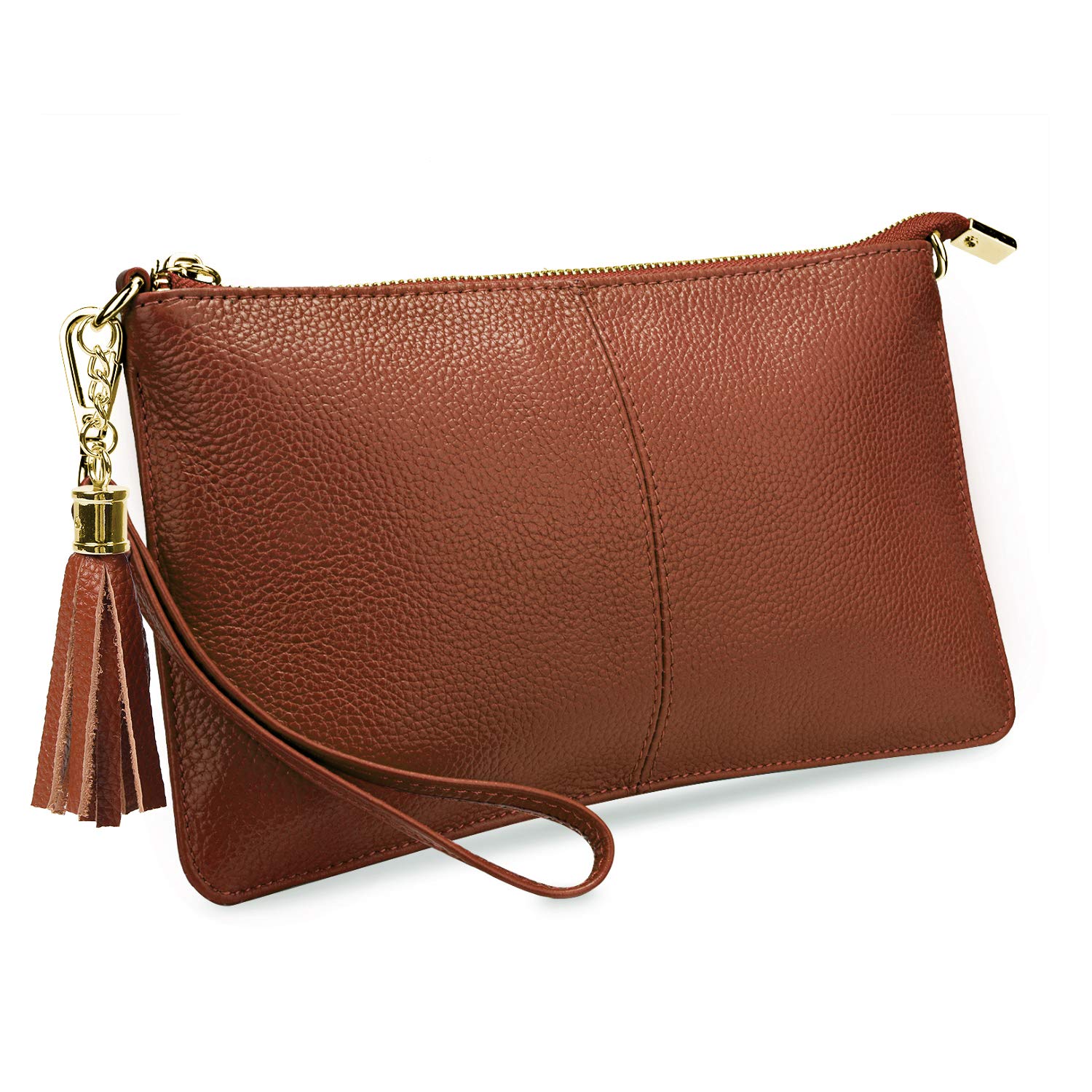 YALUXE Genuine Leather Crossbody Bag for Women - Phone Wallet Clutch Purse, Perfect for Work & Travel