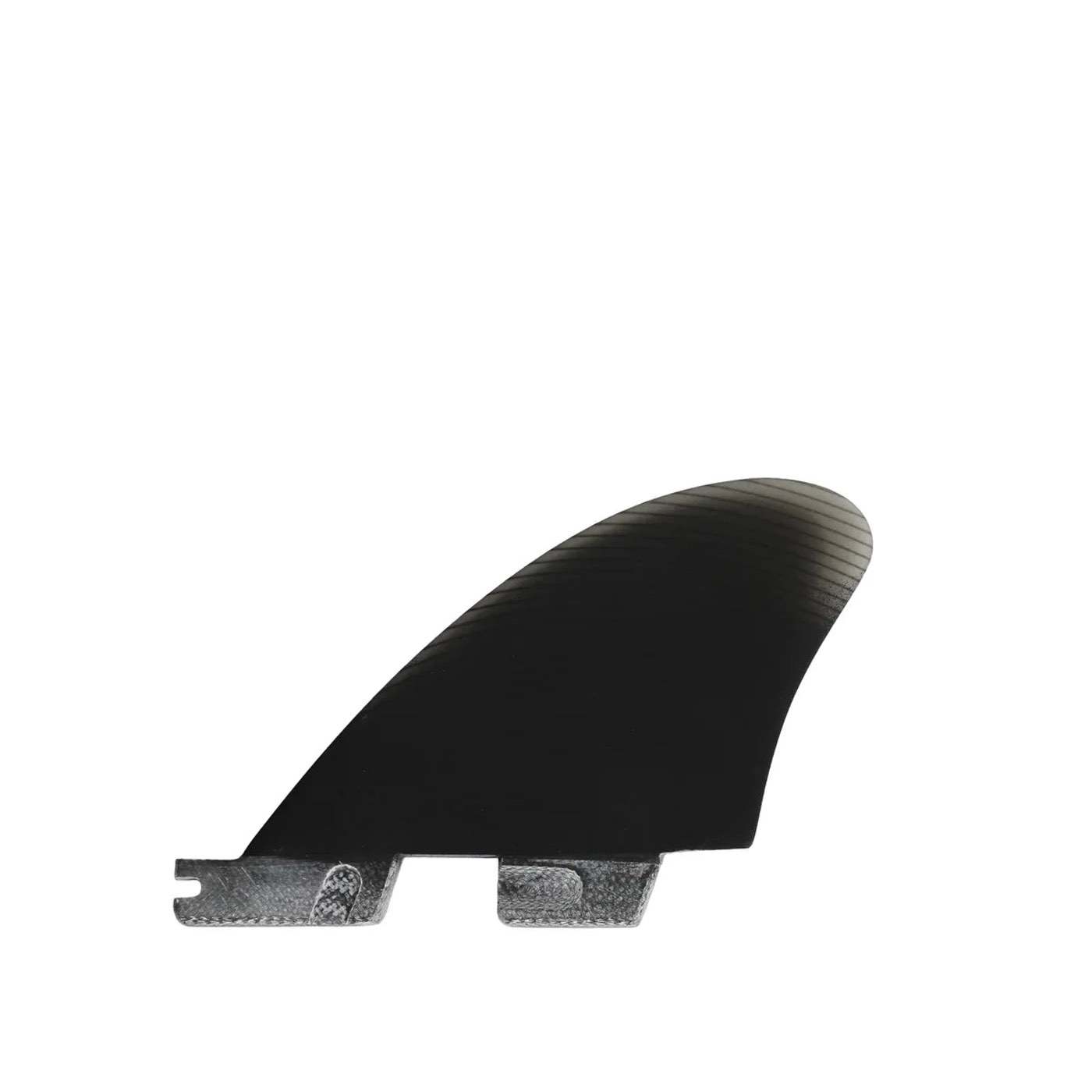 FCS II QUAD Performer Split Keel PG Black Surfboard Fins - Large & X-Large Size for High-Performance Surfing in Big Waves