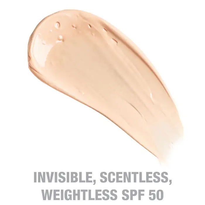 Charlotte Tilbury Invisible UV Flawless Primer SPF 50 - Lightweight Makeup Base & Sun Protection for Daily Wear