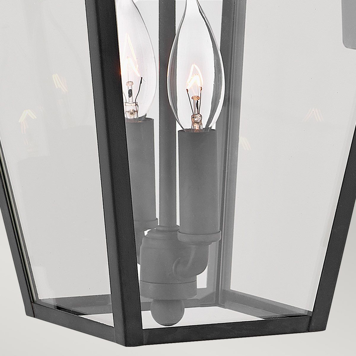Alford Place 2/3Lt Small/Medium/Large Outdoor Wall Lantern in Museum Black with E14 Socket and IP44 Rating - Perfect for Porch, Garden, and Patio Lighting
