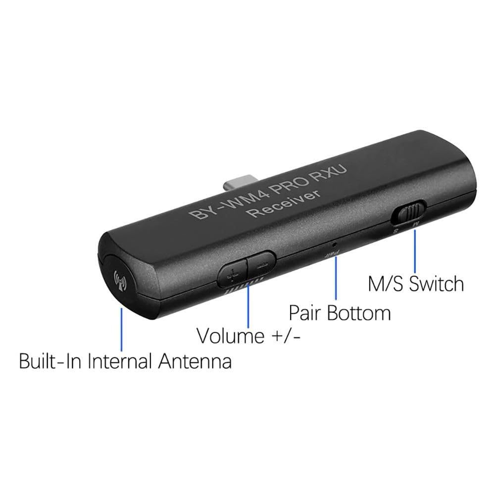 BOYA 2.4G Wireless Microphone Kit for Type-C Devices - Dual Lavalier Mics with Noise Cancellation for Smartphones, Cameras, Vlogging, Live Streaming & Podcasting