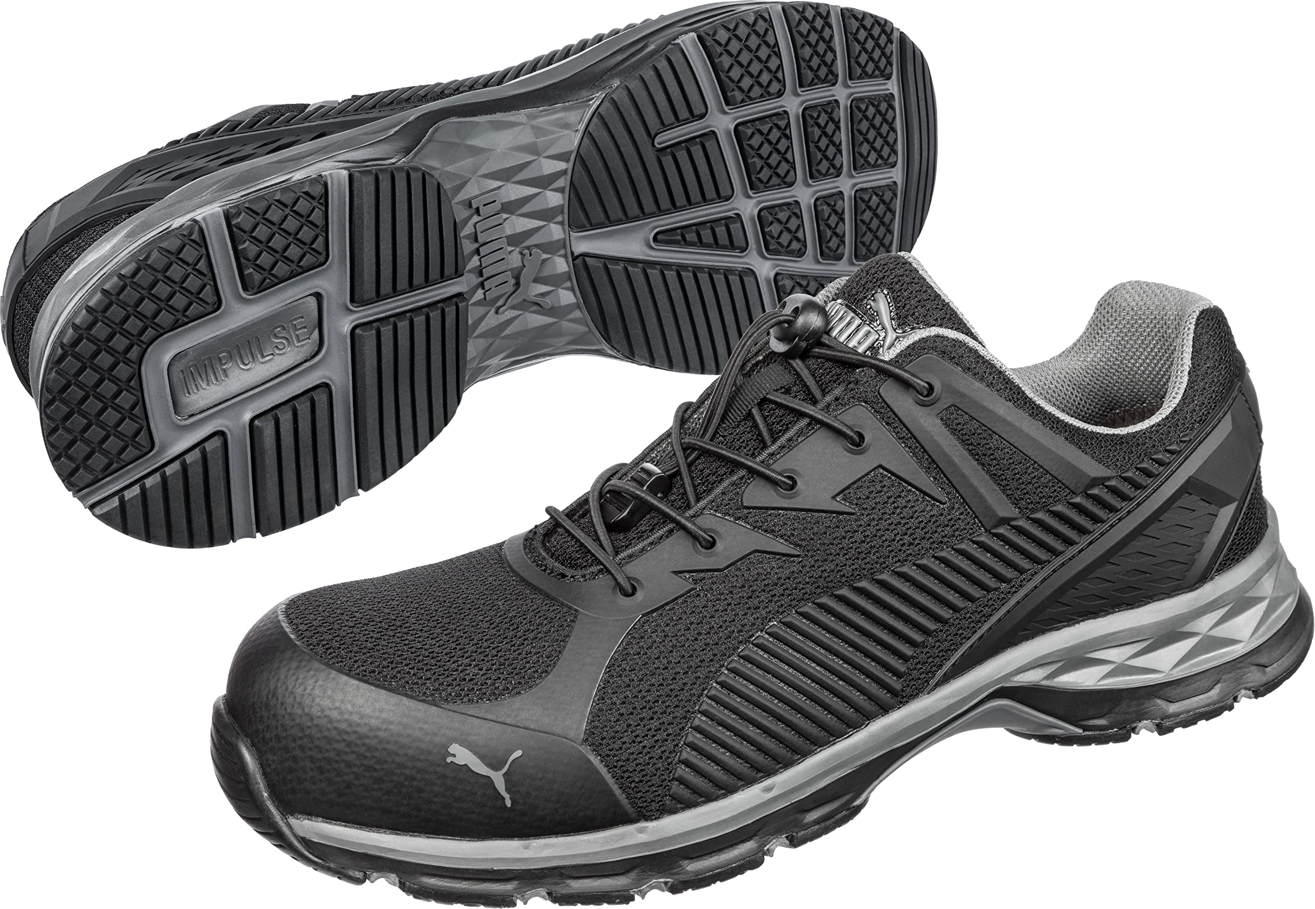 PUMA Safety Fuse Motion 2.0 Men's Composite Toe Work Shoes - Slip Resistant, Breathable, Static Dissipative - Ideal for Construction, Warehouse & Industrial Work Safety
