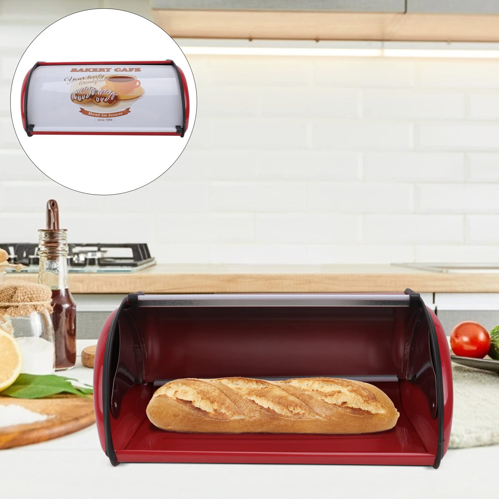 Bread Storage Box - Kitchen Food Organizer for Home & Baking