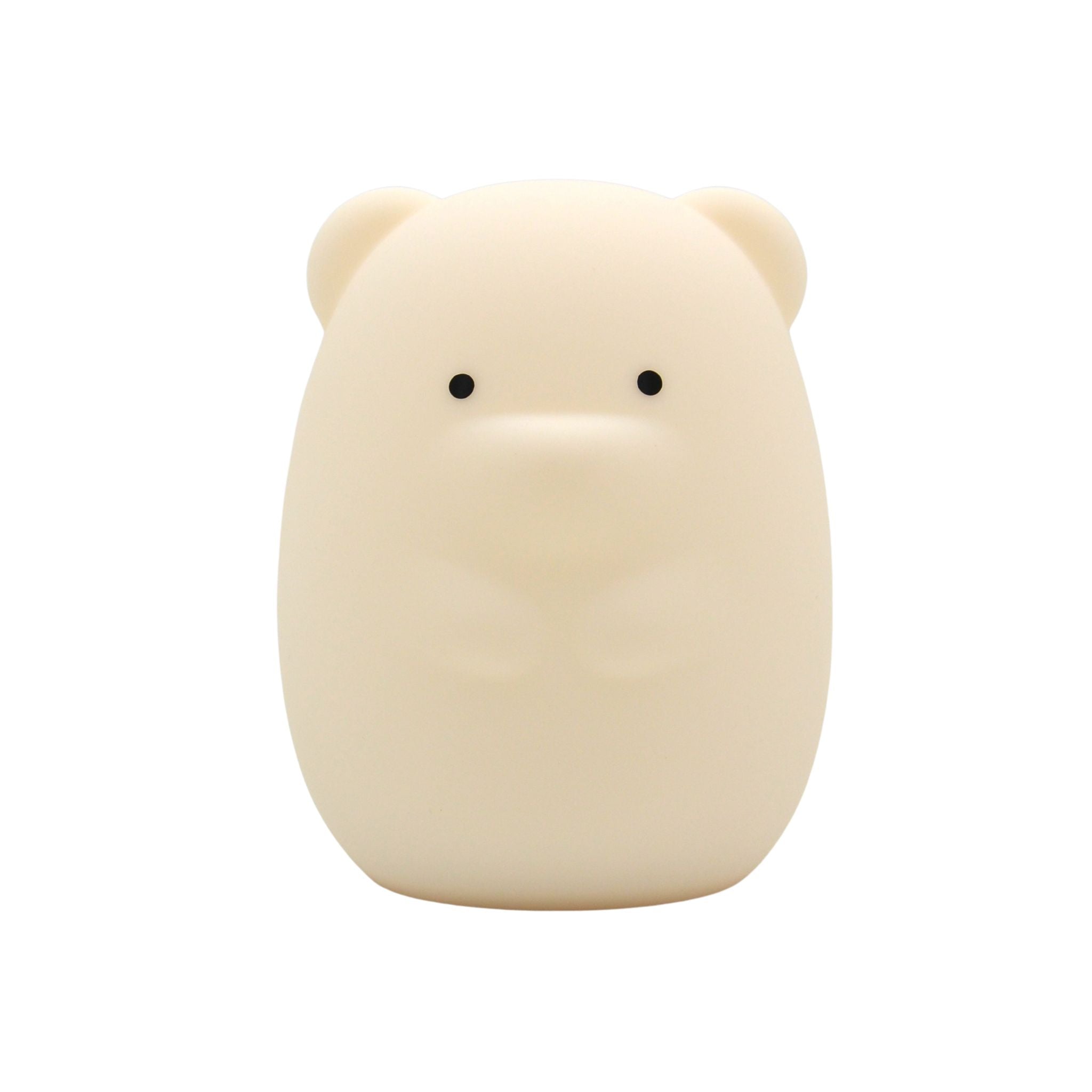 DESIGNSTUFF Bear-Shaped Night Light for Kids - Cute & Safe LED Nursery Lamp with Chalkboard Surface - Perfect for Bedrooms, Playrooms & Baby Nurseries