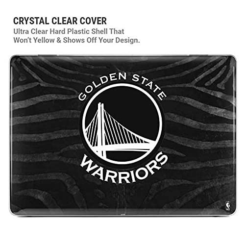 Official NBA Golden State Warriors Black Animal Print Skin & Case for MacBook Pro 16-inch (2019-2020) - Protective Cover Compatible with Laptop | Perfect for Work, School & Travel
