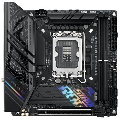 ASUS ROG STRIX B760-I Gaming WiFi Motherboard - Mini-ITX, DDR5, PCIe 5.0, WiFi 6 | Perfect for Compact Gaming PC Builds & eSports Performance